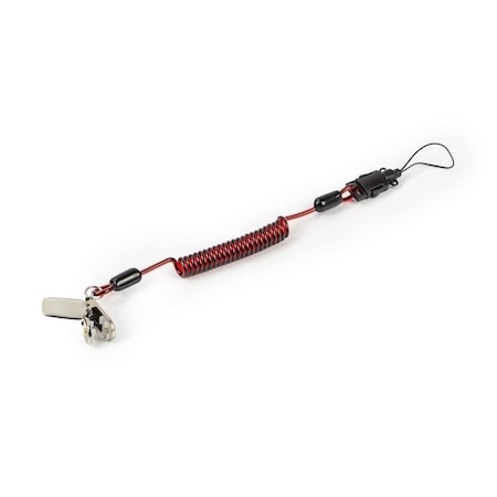 Gripps Coil E-Tether With Steel Clamp, 10PK H01066-10